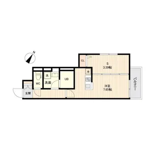 ラクラス三軒茶屋【3階】の間取り