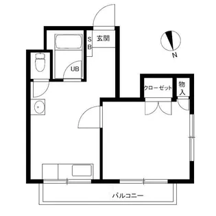 自由ヶ丘第3マンション【6階】の間取り
