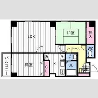 アルファスクエア北23条【2階】の間取り
