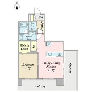 TAHO参番館【5階】の間取り