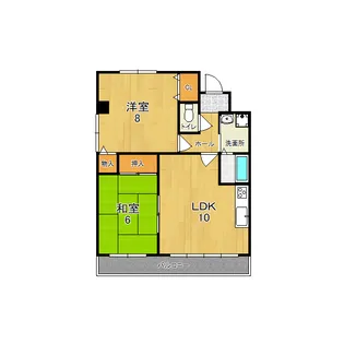 コンフォート公園南【5階】の間取り