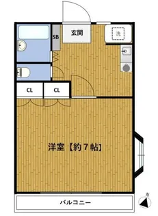熊ビル【4階】の間取り