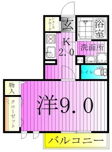 グランシャリオ【3階】の間取り