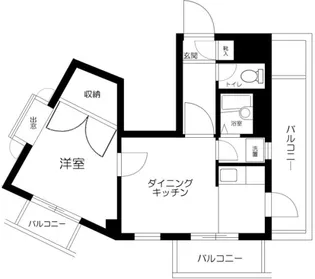 マイステージアムヒューゲル西落合【6階】の間取り