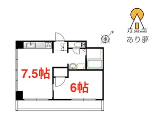 パストラル野毛マリヤ【7階】の間取り