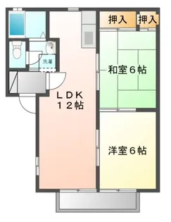 パストラーレ千里丘【2階】の間取り