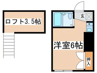 メリーコーポ【1階】の間取り