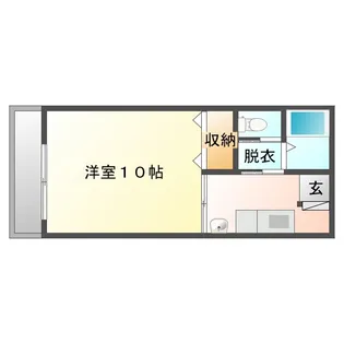 札元大丸マンション【3階】の間取り