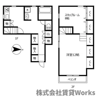 ココカラハウス石井【1階】の間取り