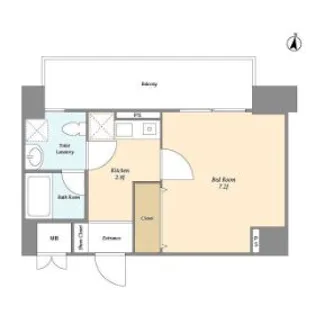 セレーノ品川【9階】の間取り