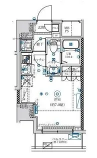 MAXIV八王子【6階】の間取り