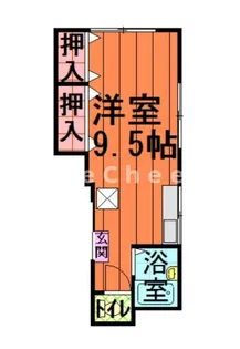 ひまわりコーポ【2階】の間取り