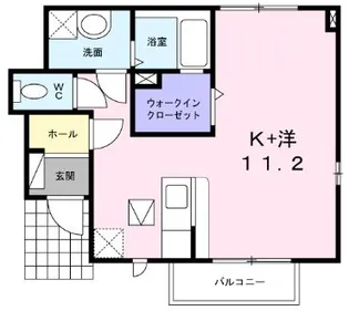 フリッシュ【1階】の間取り