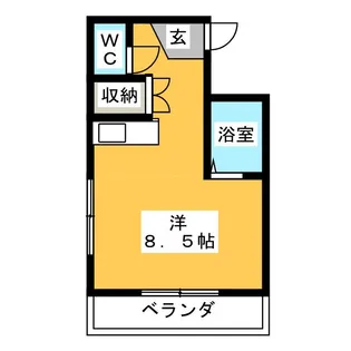レバレンス瑞穂【1階】の間取り