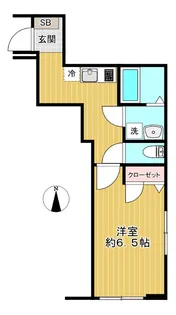 フロレスタ田園調布【1階】の間取り
