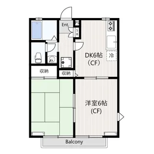 グリーンウッド【2階】の間取り