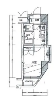 クレアシオン中野北【3階】の間取り