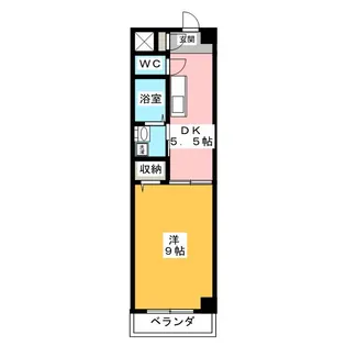 リヴィエール新【1階】の間取り