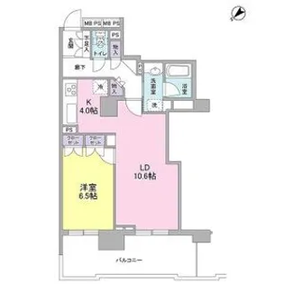 AMAX YOKOHAMA【7階】の間取り