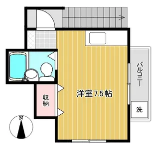 ハイツササキ【2階】の間取り