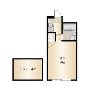 サンサーラ古庄I【1階】の間取り