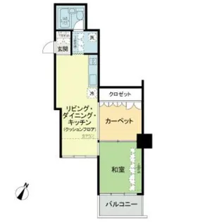 マンション雅叙苑2号館【5階】の間取り
