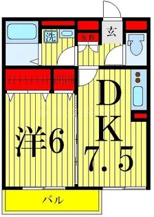 コンフォールセンジュ【2階】の間取り