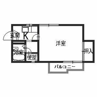 メゾンキンセイ【2階】の間取り