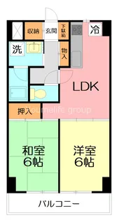 ウィンベルコーラス平塚第13【5階】の間取り