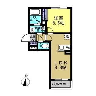 メゾン ベルネージュ【2階】の間取り