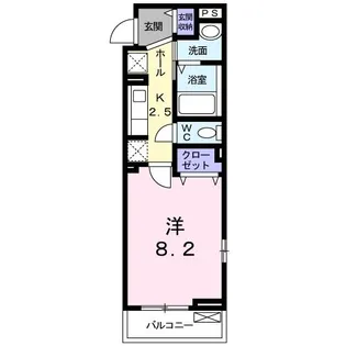 ハミルトンハウス【2階】の間取り