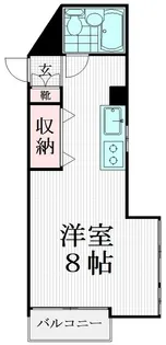 ハイライフ文京【8階】の間取り