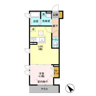 メルベーユ ハイム【1階】の間取り