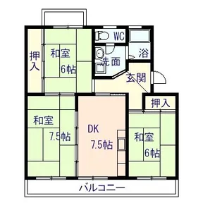 ベルメゾン壱番館【2階】の間取り