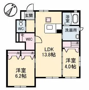 ラ・ルミエール A棟【1階】の間取り