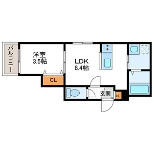 RAFIO N26 ラフィオN26【4階】の間取り