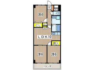 サンセリヤ【2階】の間取り