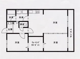 パークサイドレジデンス【3階】の間取り
