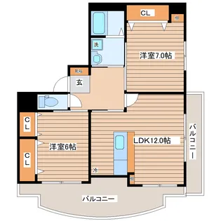 レガシー齋藤【2階】の間取り