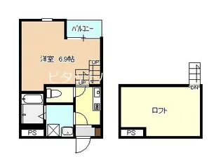 ラック栄田【2階】の間取り