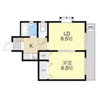 ラスメゾン那古野【4階】の間取り