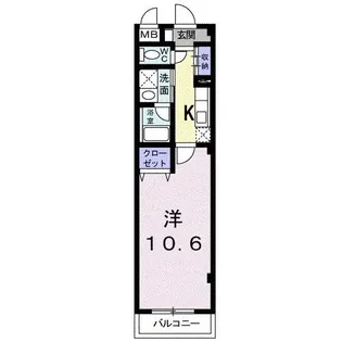 シャルマン・トキワ【3階】の間取り