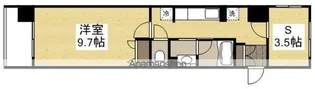リビンコートSTUDIO富田町【4階】の間取り