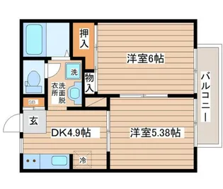 パルメールミズナ【2階】の間取り