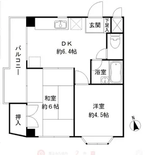 レジデンス鹿野II【3階】の間取り