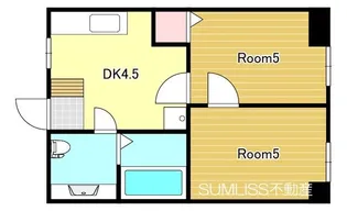 川久マンション【2階】の間取り