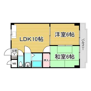 メゾンドソレイユ【1階】の間取り