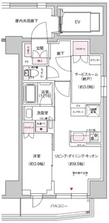 ジェイグランコート上野入谷【7階】の間取り