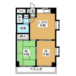 アーバンホームズB【2階】の間取り