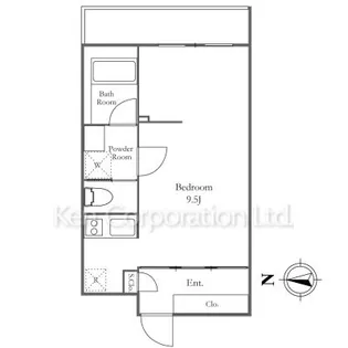 FABRIC東中野Residence【4階】の間取り